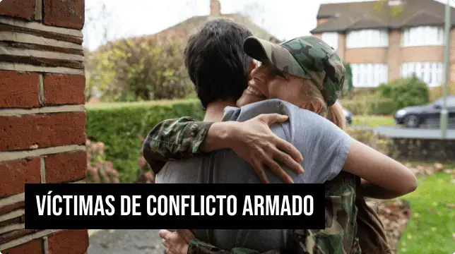 Víctimas de conflicto armado